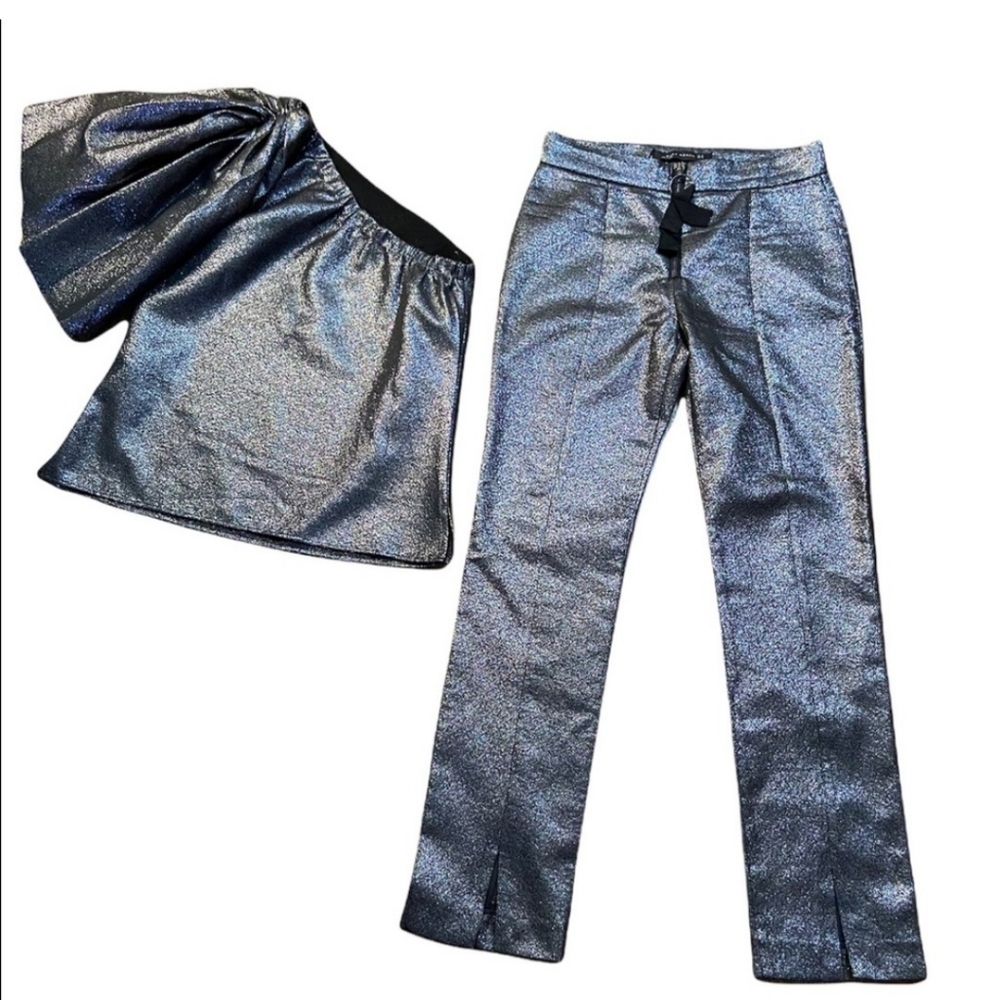 Zara pant and trouser one shoulder set